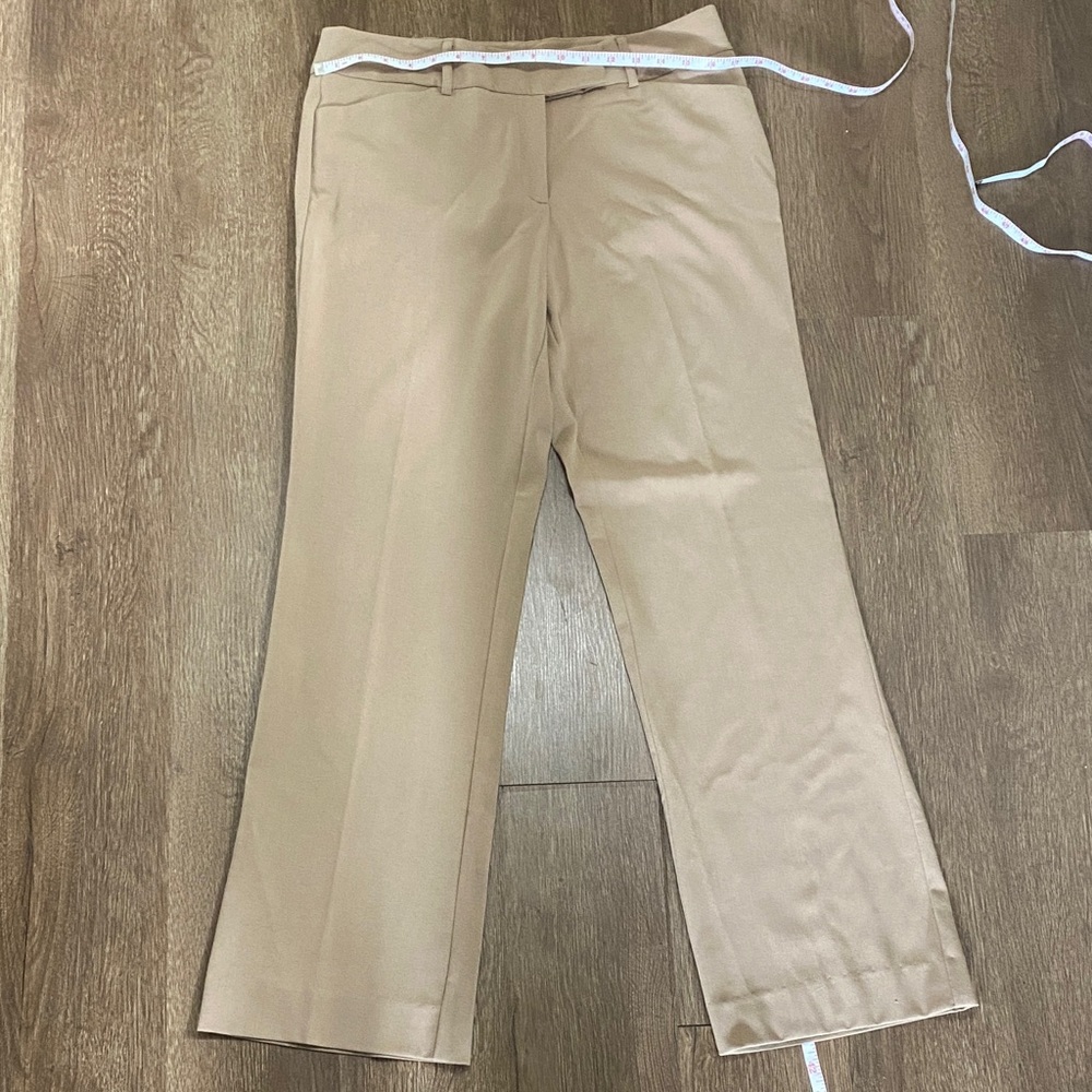Counterparts size 10 Women's Tan Boot Cut dress Pants work pants